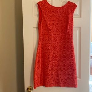 Orange Lace Dress